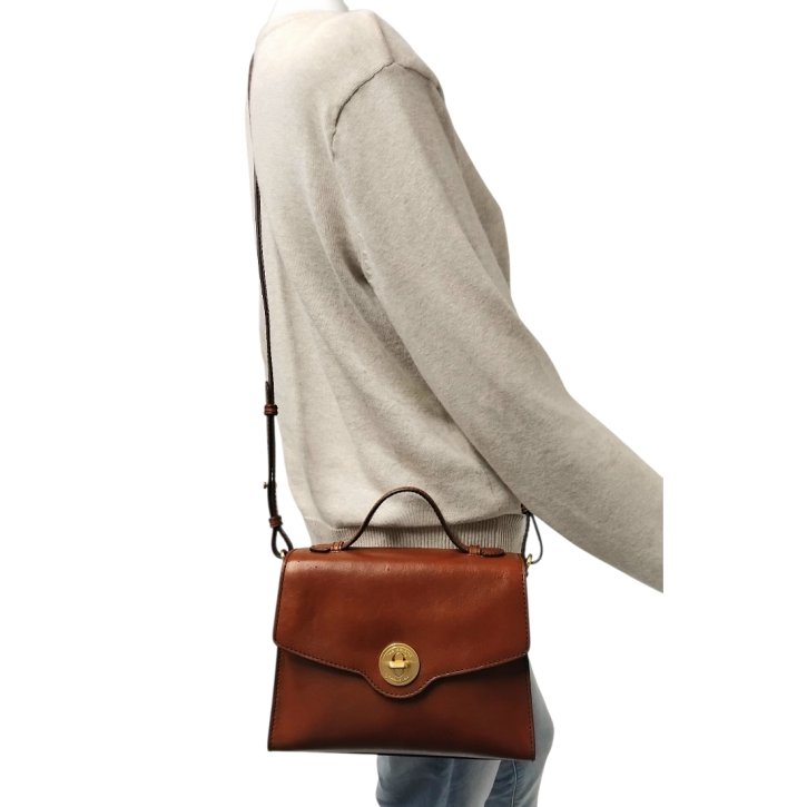 the bridge Crossbody Bag S marrone